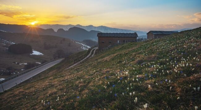 Lessinia tramonto malga sega - tommaso prugnola