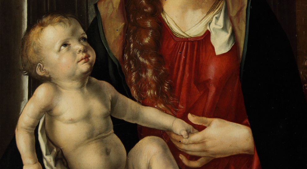 _Albrecht Dürer dettaglio di Madonna col Bambino